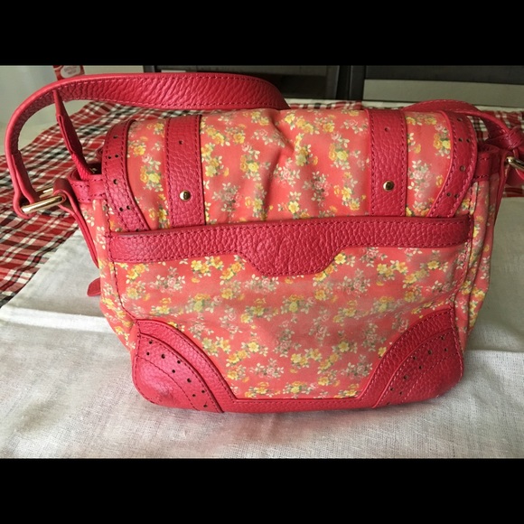Vintage floral print leather bag “as known as de base”Japanese brand - Picture 2 of 7